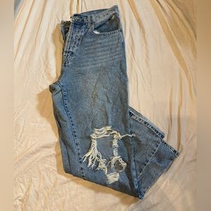 Highrise Distressed Jeans